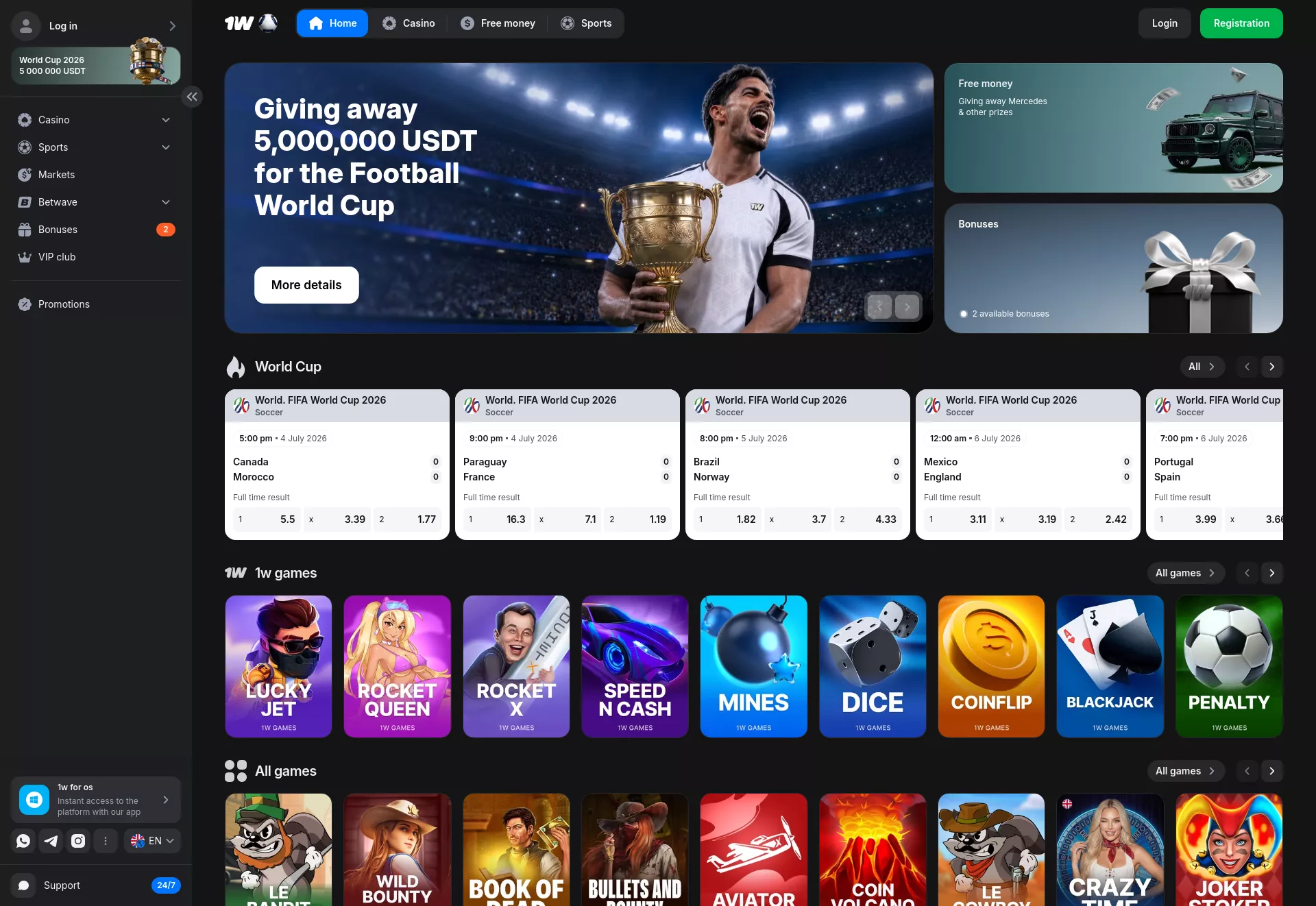 Desktop screen. 1win Up to $2000