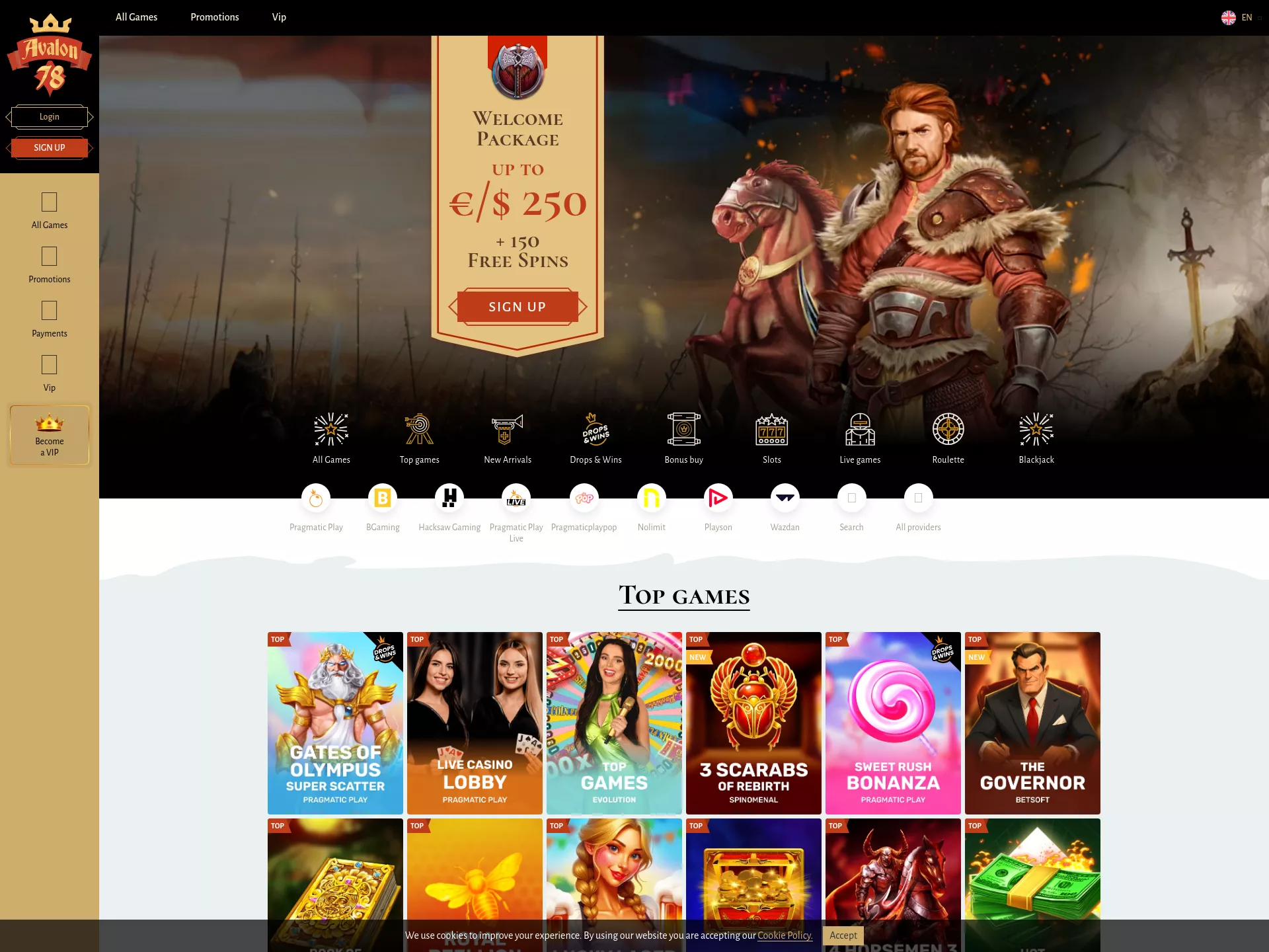 Desktop screen. Avalon78 Up to C$375 + 150 FS