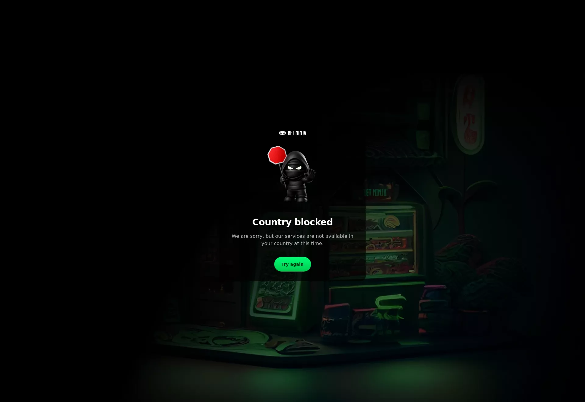 Desktop screen. Betninja Up to €1000 + 100 FS