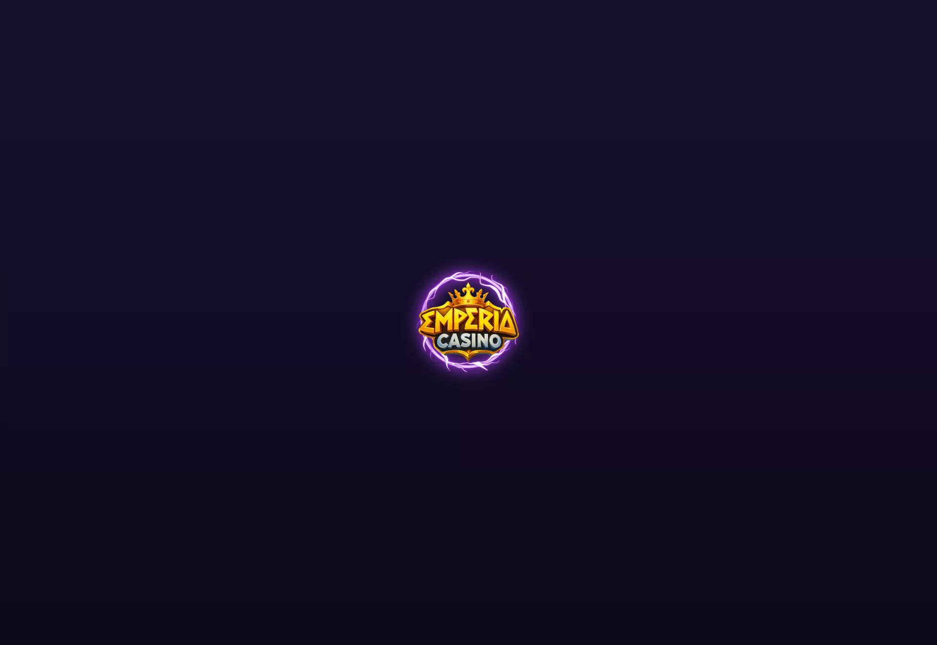Desktop screen. Emperia Casino 200% up to $2000 + 100 FS