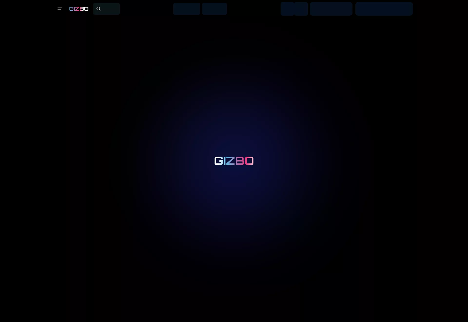 Desktop screen. GIZBO Casino 50% up to $300