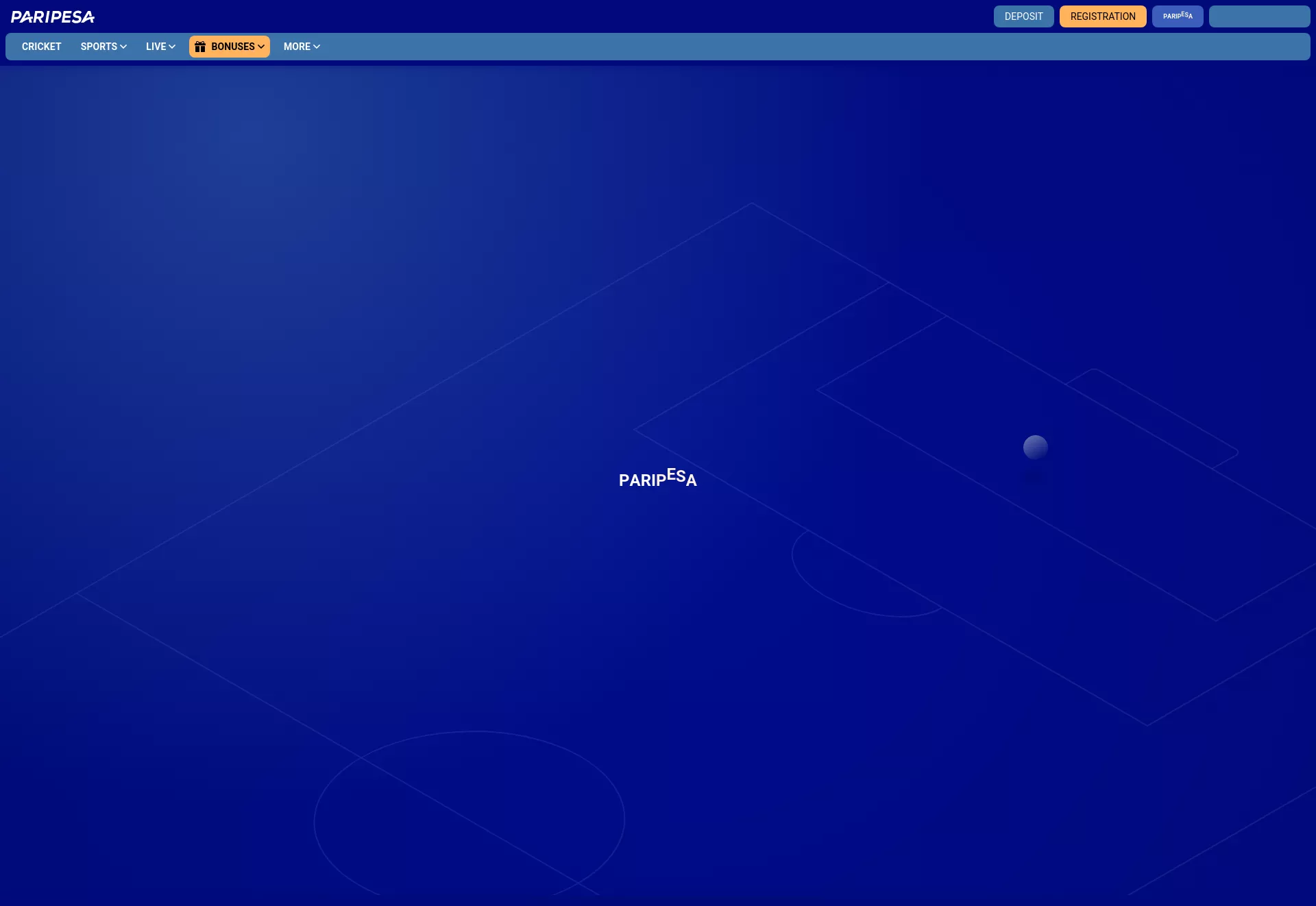 Desktop screen. Paripesa Up to ₱73000 + 150 FS