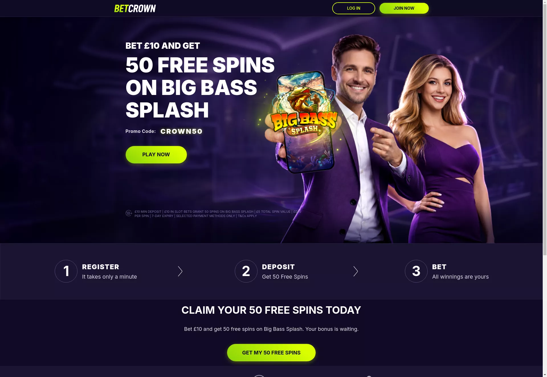 Desktop screen. Play Luck 100% up to £100 + 25 FS