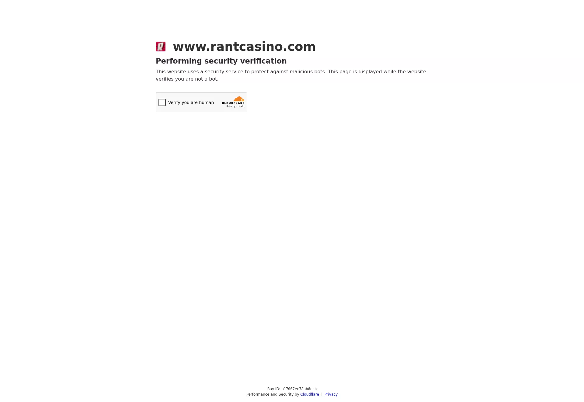 Desktop screen. Rant Casino 100% up to $1000
