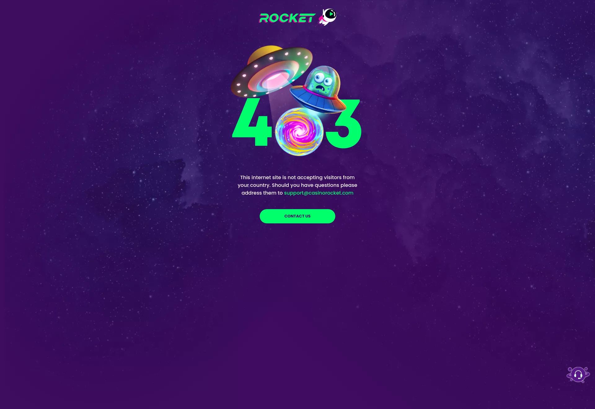 Desktop screen. Casino Rocket Up to $1000 + 150 FS