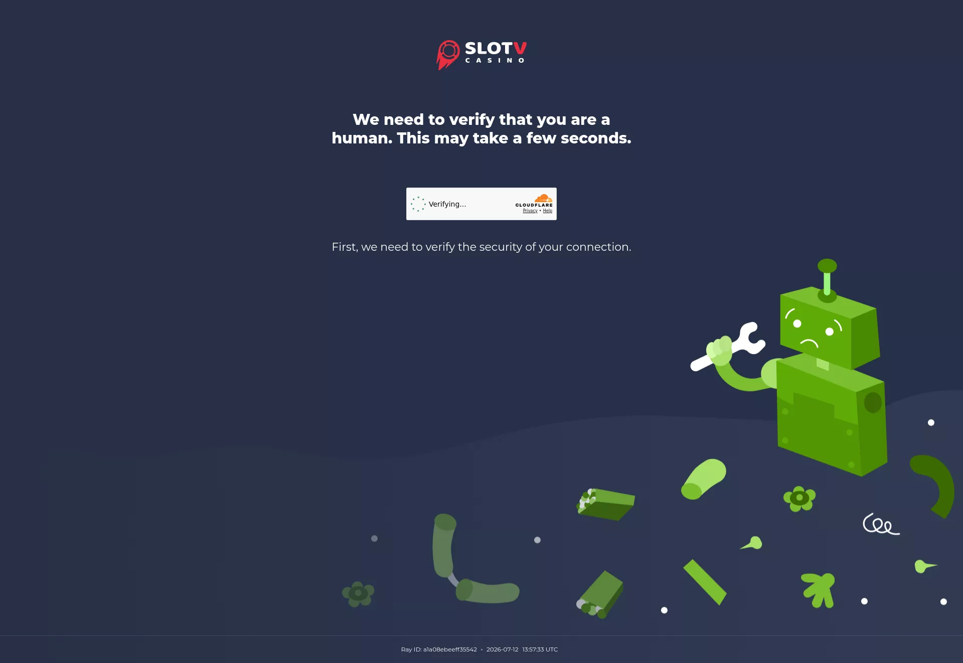 Desktop screen. SlotV Up to $200 + 50 FS