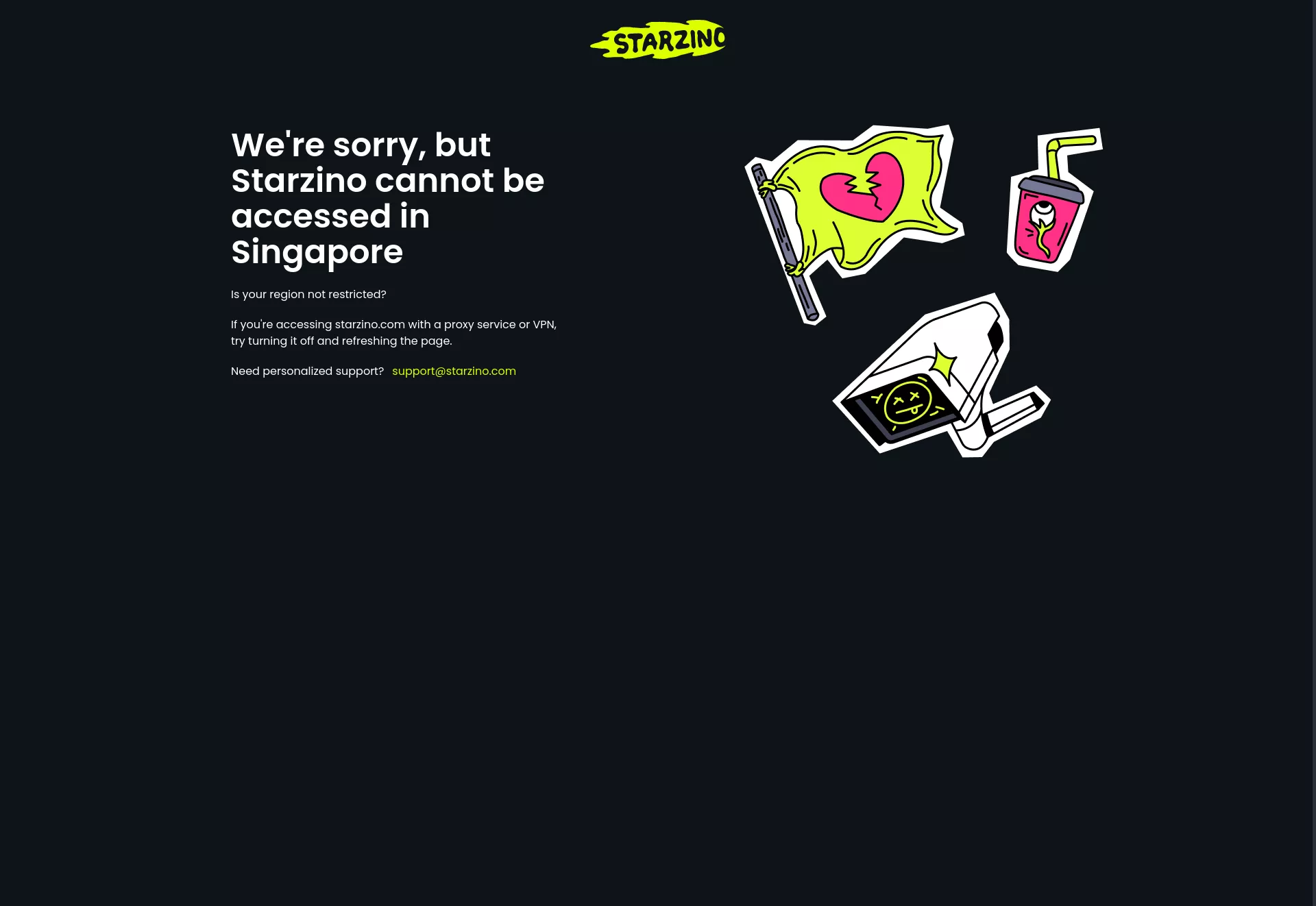 Desktop screen. Starzino 150% up to $300
