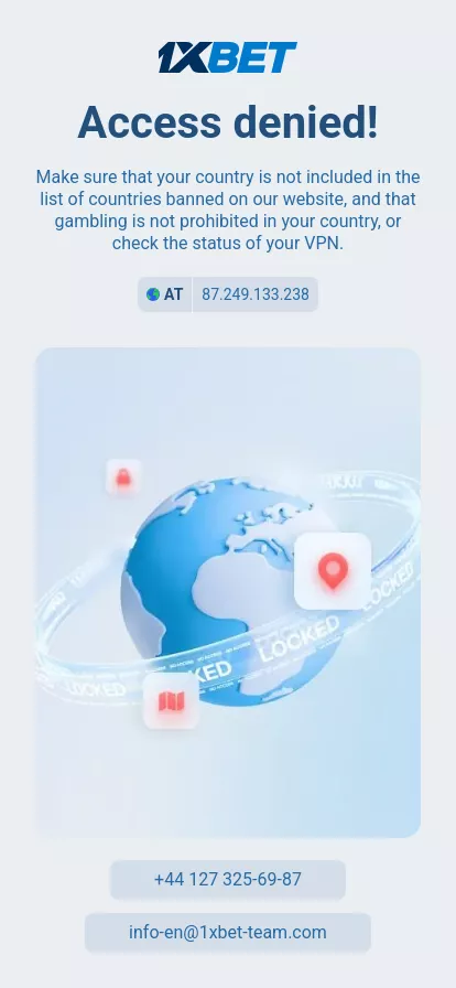 Mobile screen. 1xBet Bis zu €1500 + 150 FS