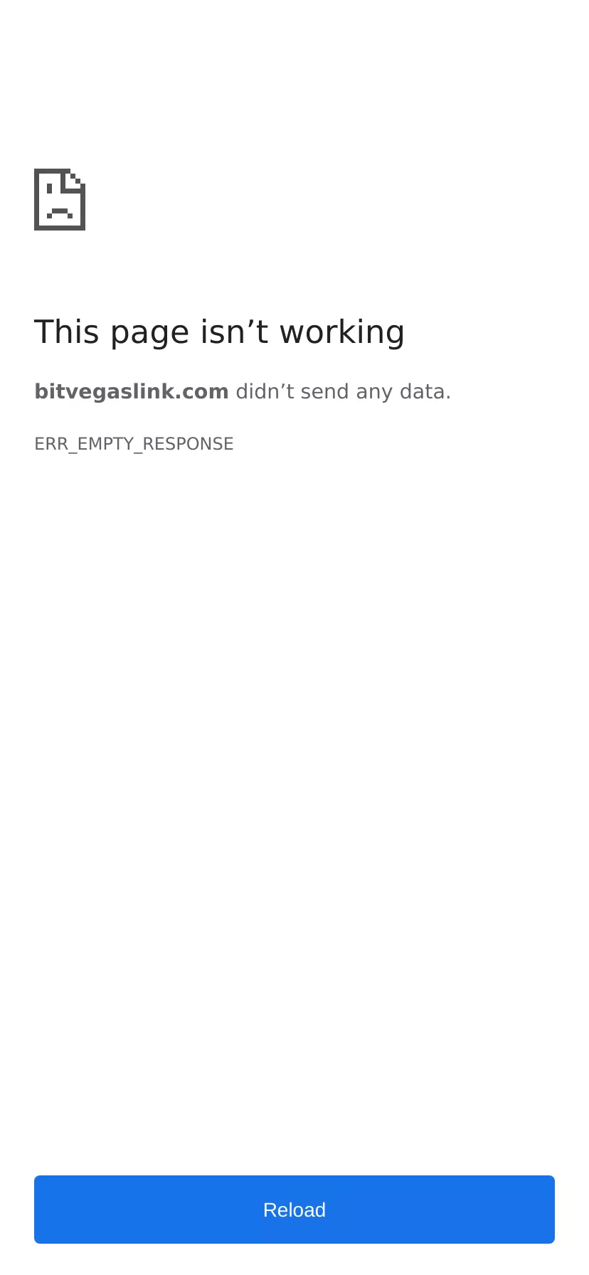 Mobile screen. Bitvegas Casino Up to $500 + 225 FS