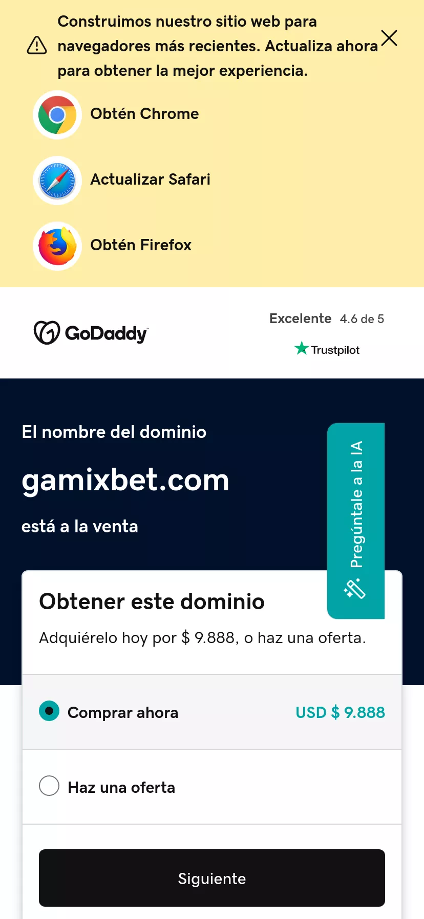Mobile screen. Gamix Casino Up to $5000 + 335 FS