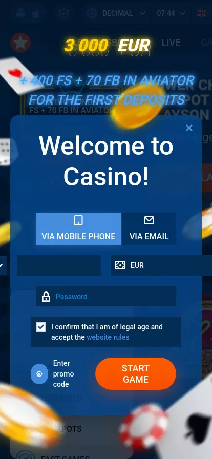 Mobile screen. Mostbet Up to ৳81000 + 475 FS
