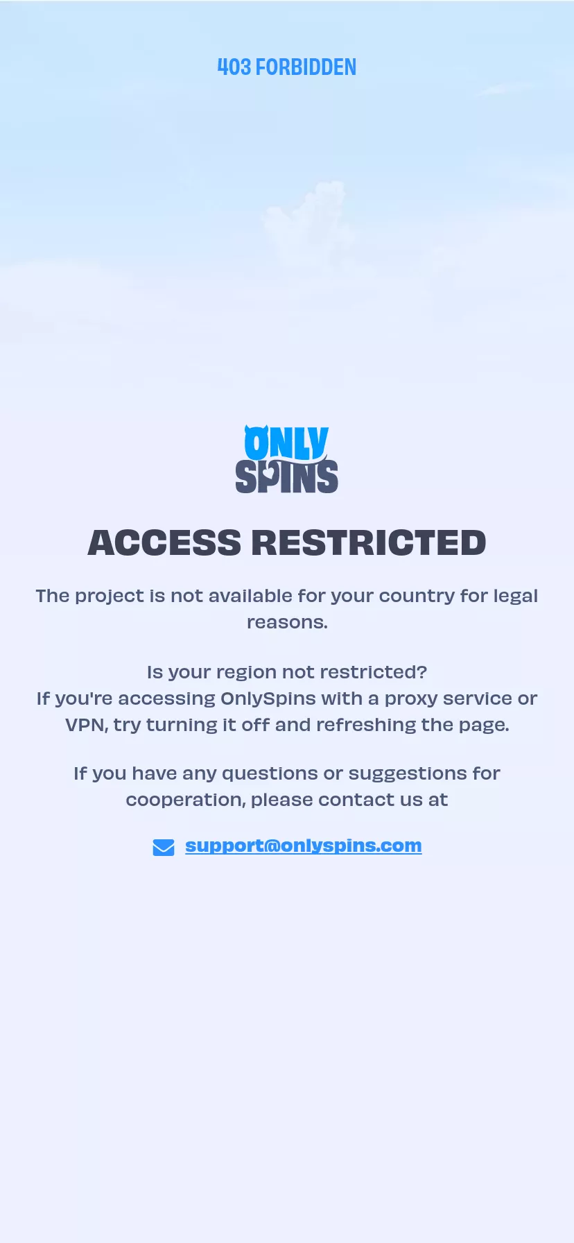 Mobile screen. OnlySpins Cashback 15% up to $400