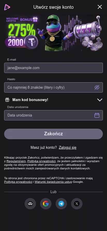 Mobile screen. Reels casino Up to ₮2000