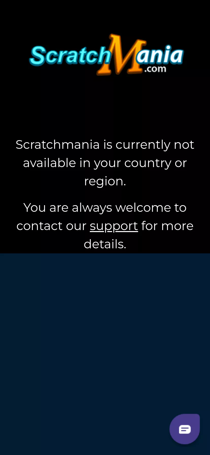 Mobile screen. Scratch Mania 100% up to $200