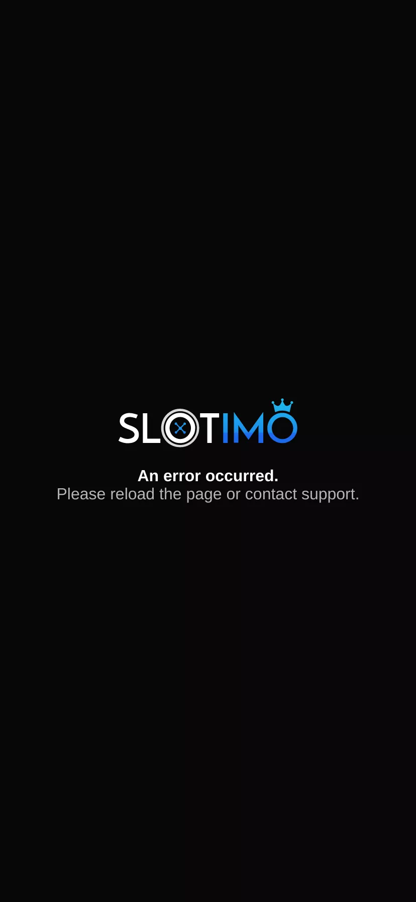 Mobile screen. Slotimo Casino Up to $1000 + 150 FS