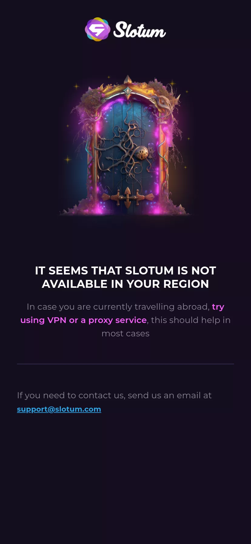 Mobile screen. Slotum Up to $750 + 200 FS