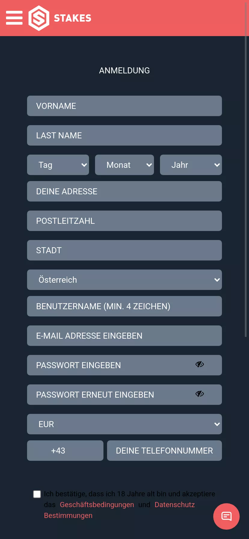 Mobile screen. Stakes Casino 200% bis zu €500 + 50 FS