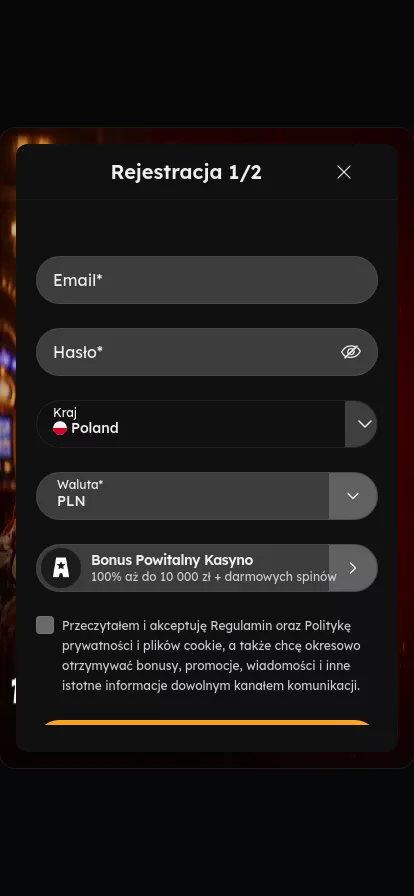 Mobile screen. VegasNova Up to zł27500