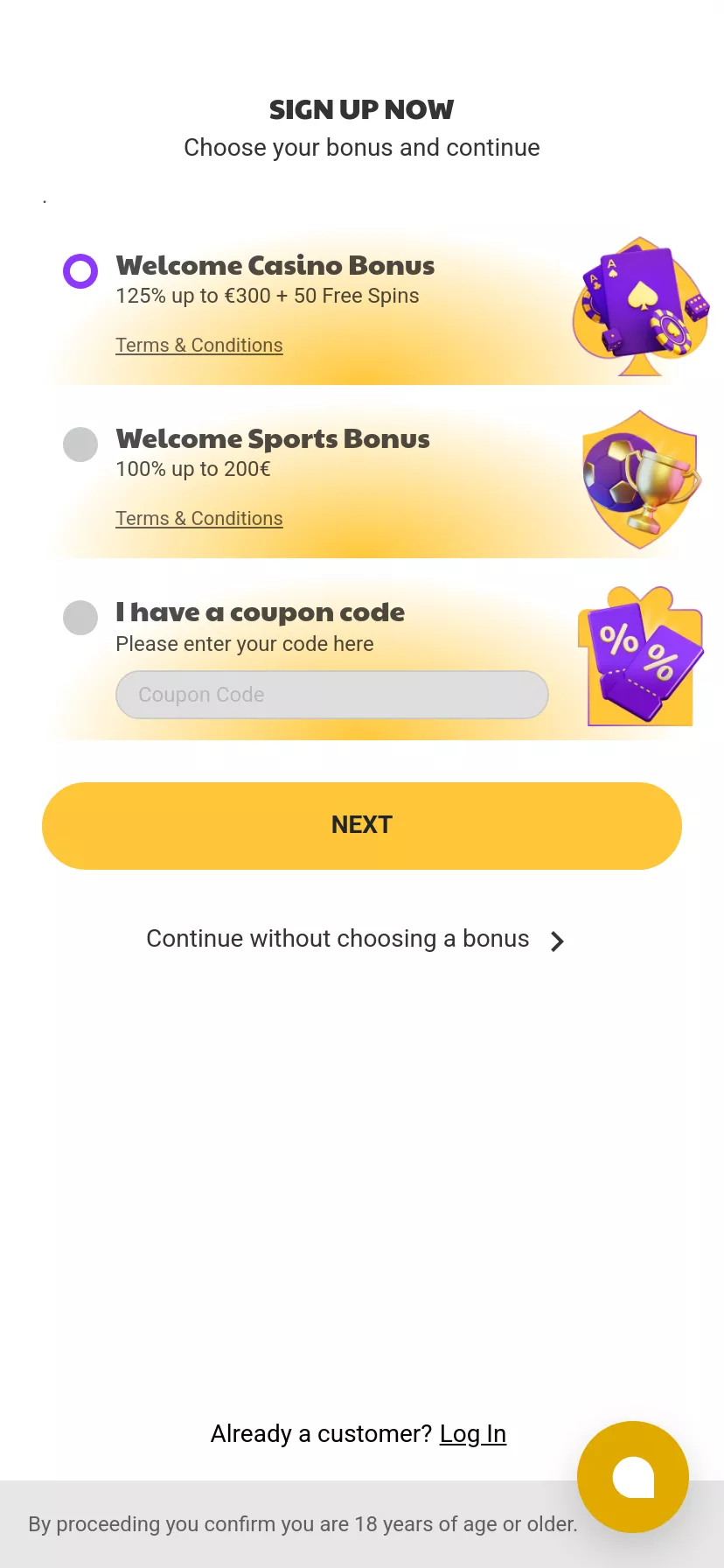 Mobile screen. WikiLuck Casino 220% up to $500 + 25 FS