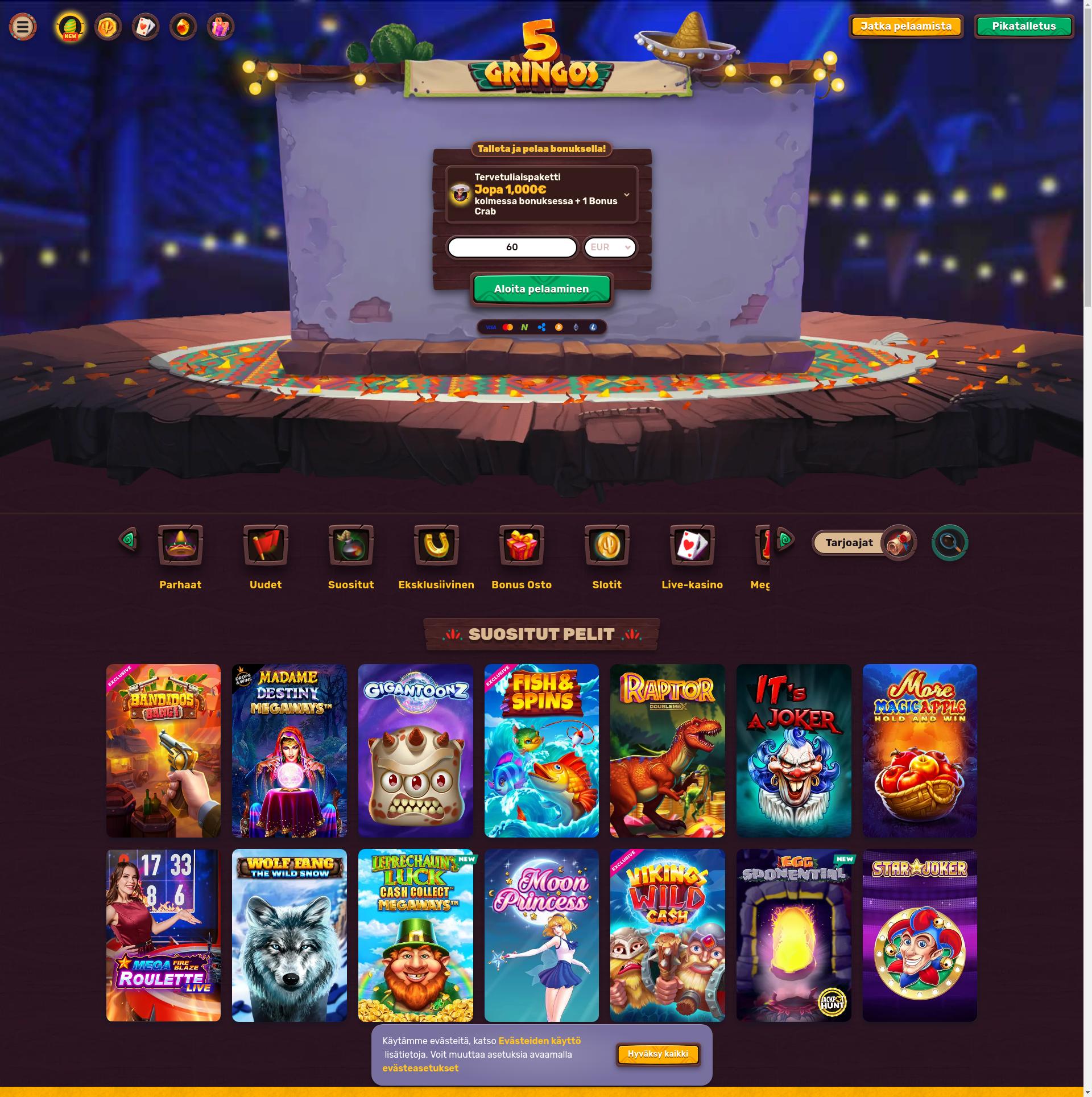 5Gringos Casino Review & Bonuses