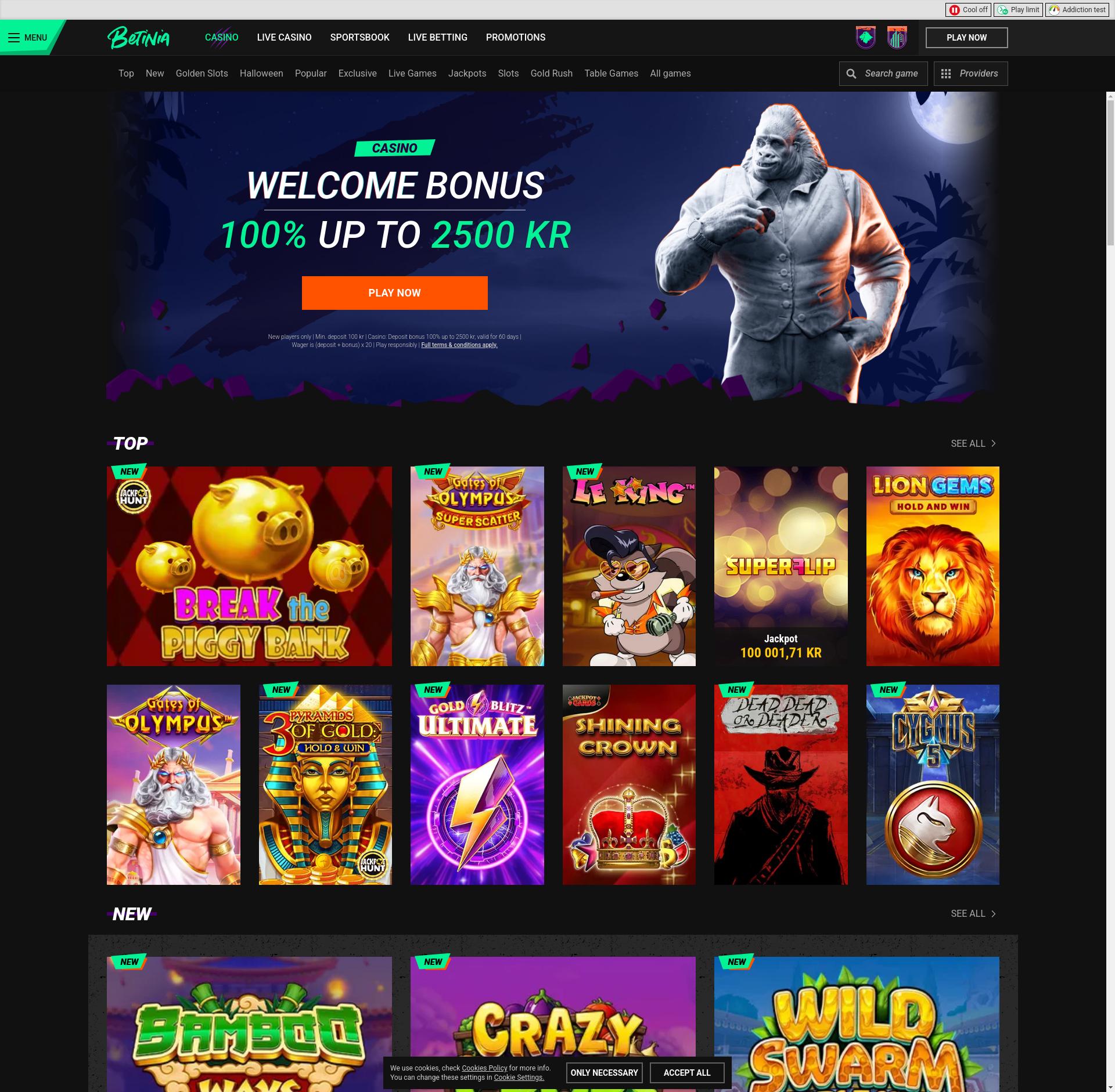 Betinia Casino Image
