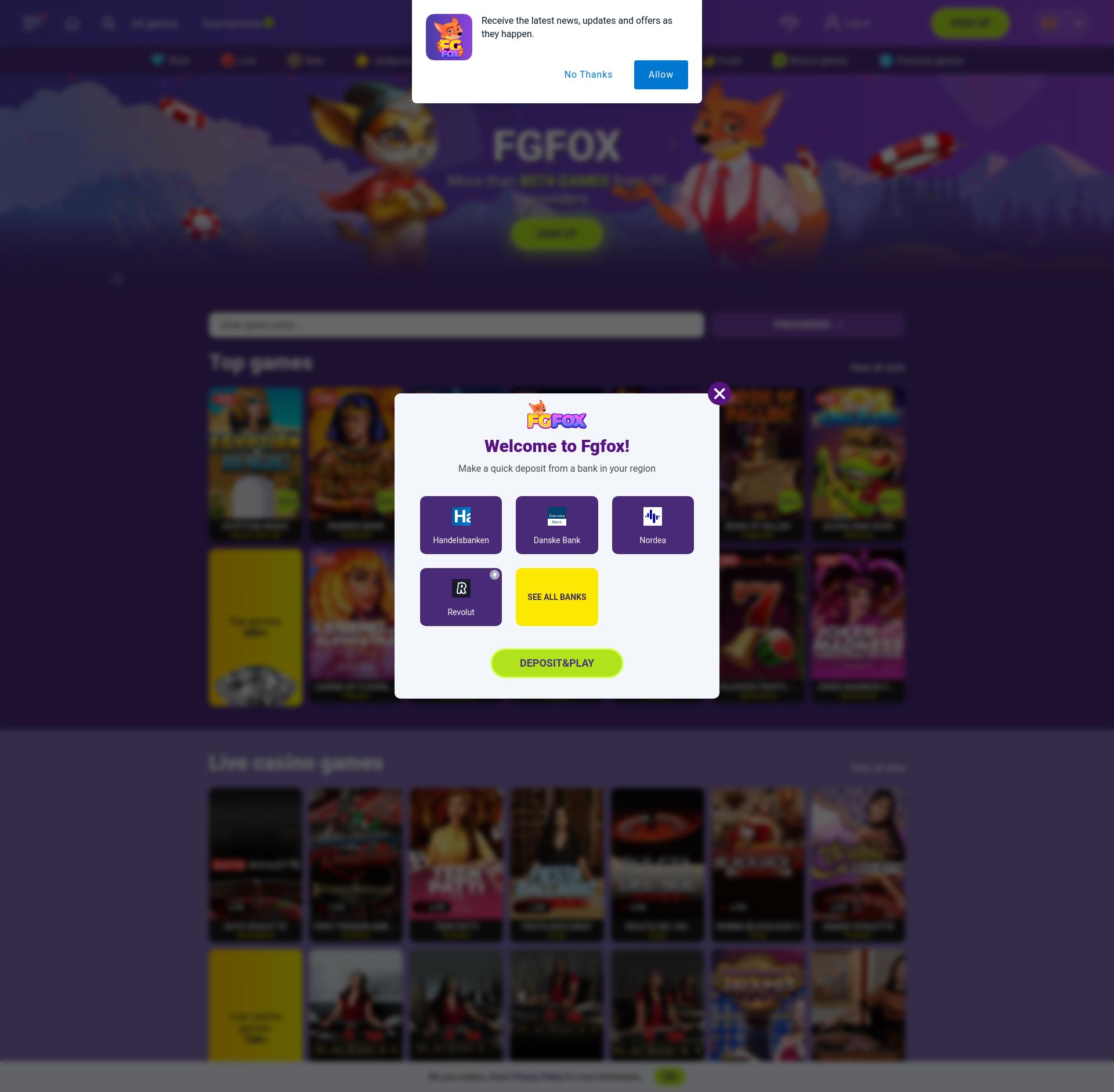 FgFox Casino Review & Bonuses | May, 2023