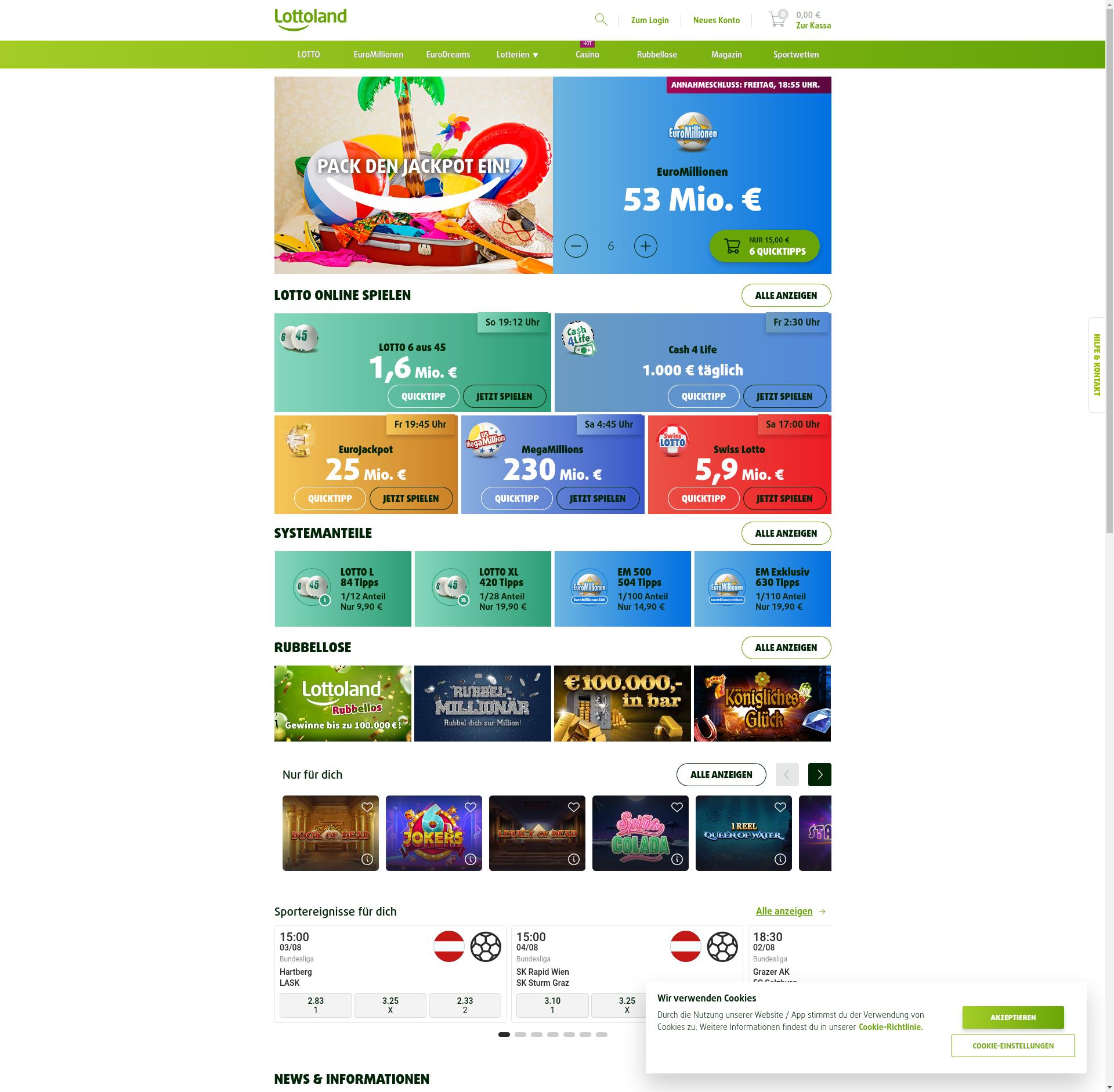 Lottoland Casino Review & Bonuses