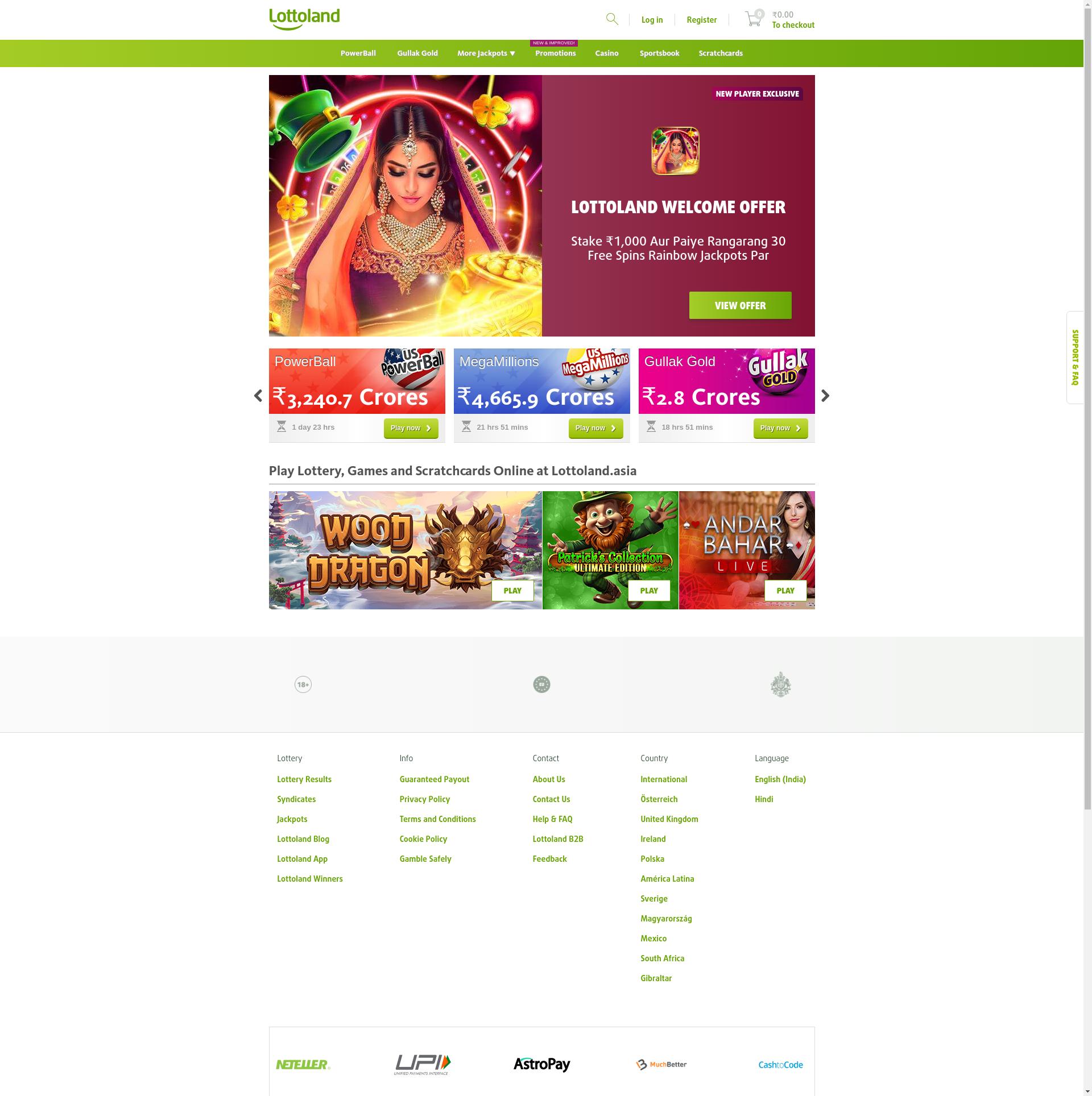 Lottoland Casino Review & Bonuses