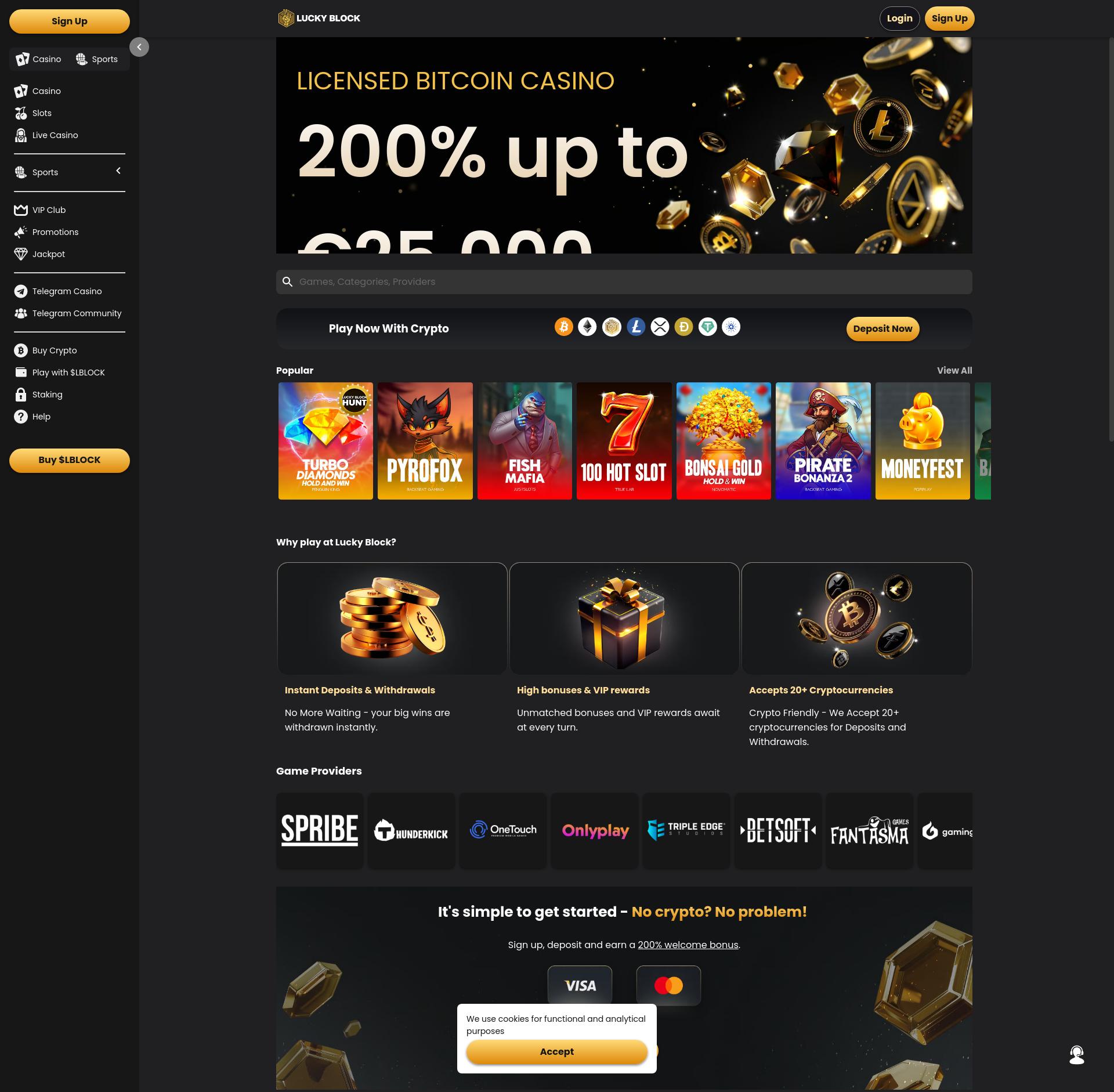 Lucky Block Casino Review & Bonuses