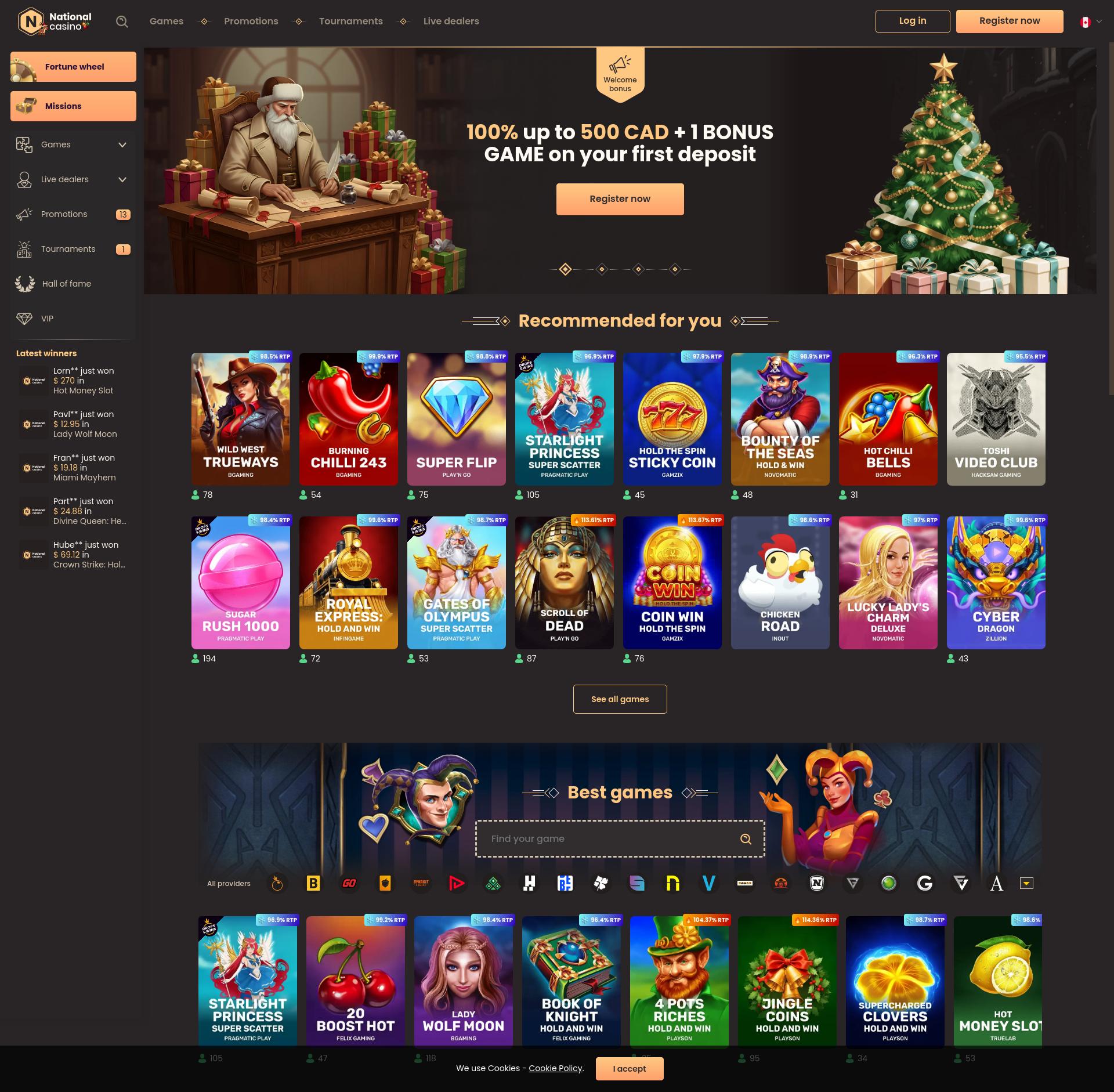 National Casino Banner kép