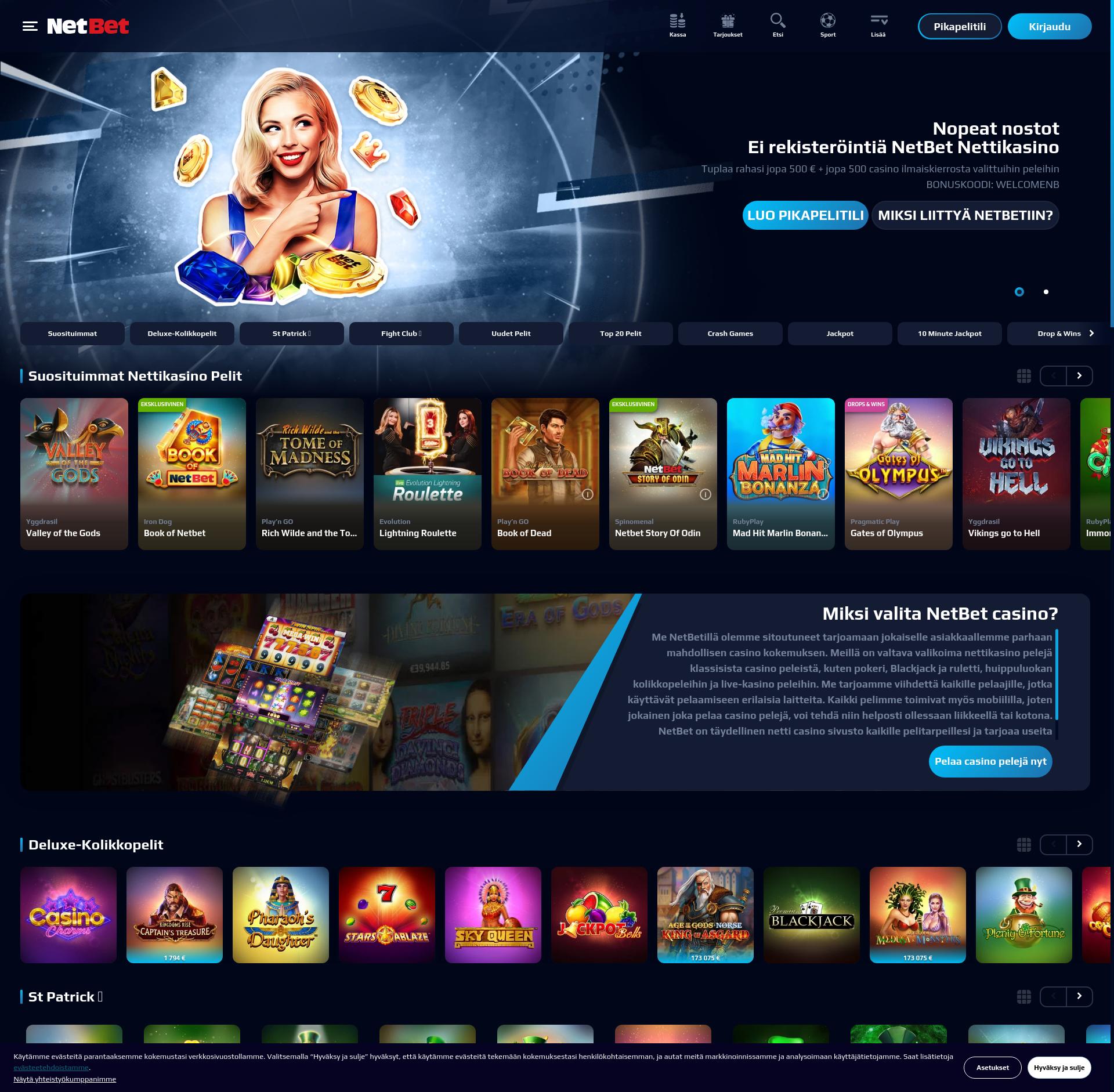 NetBet Casino Review & Bonuses