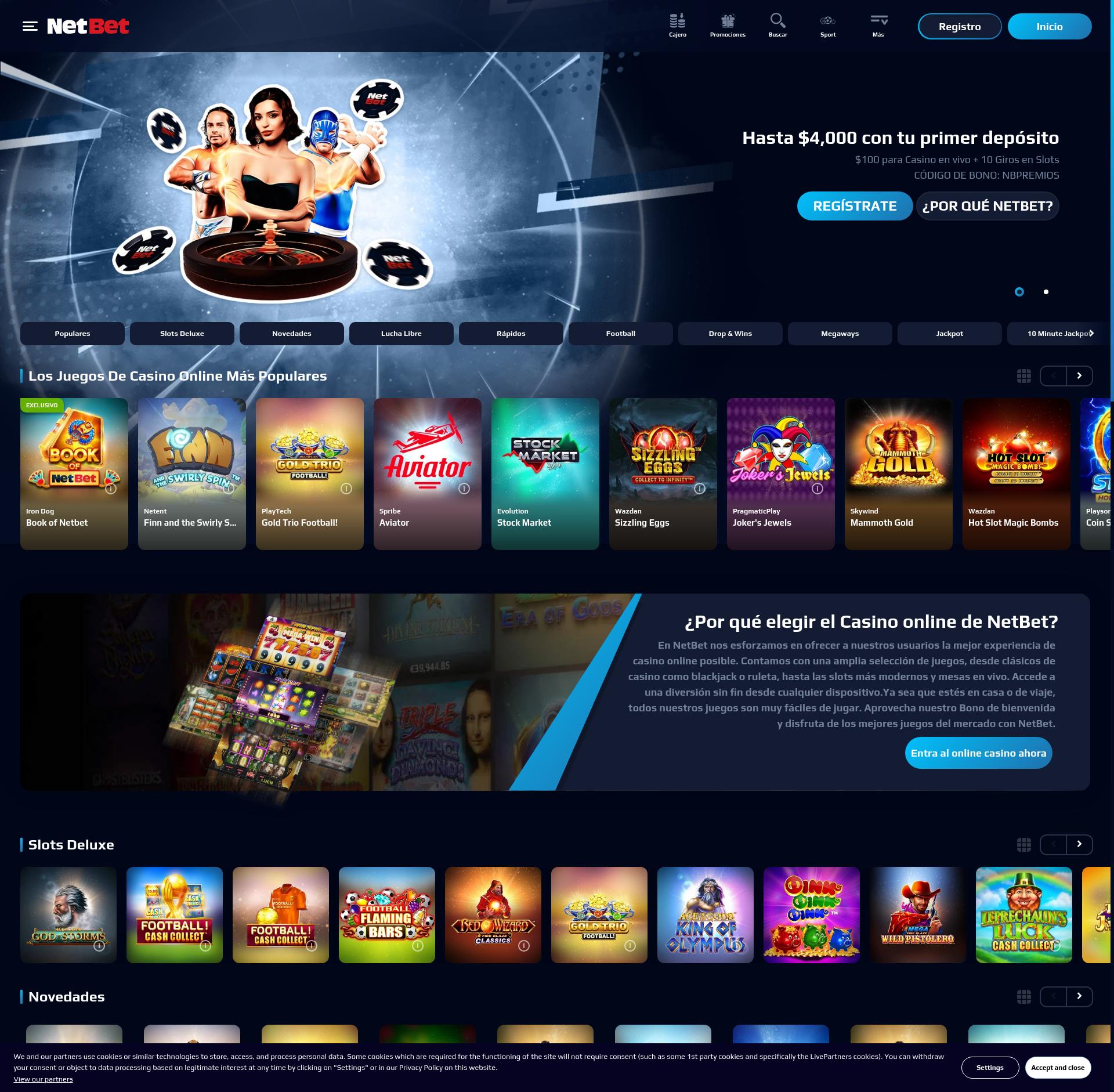 NetBet Casino Review & Bonuses