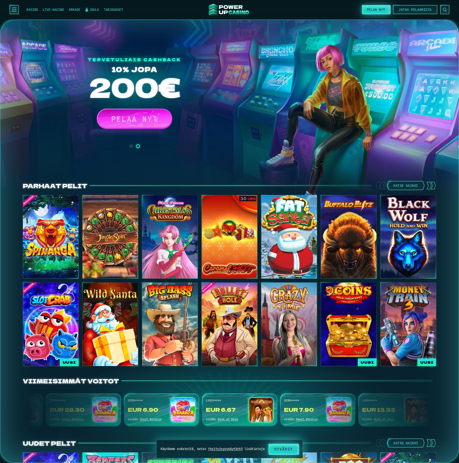 power up casino promo code