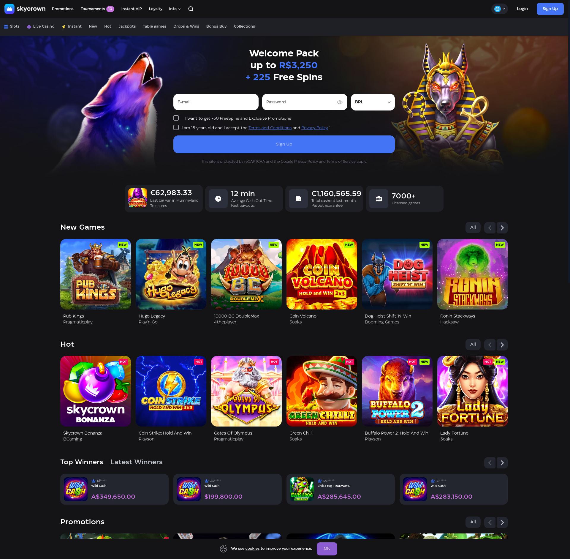 Skycrown Casino Review & Bonuses