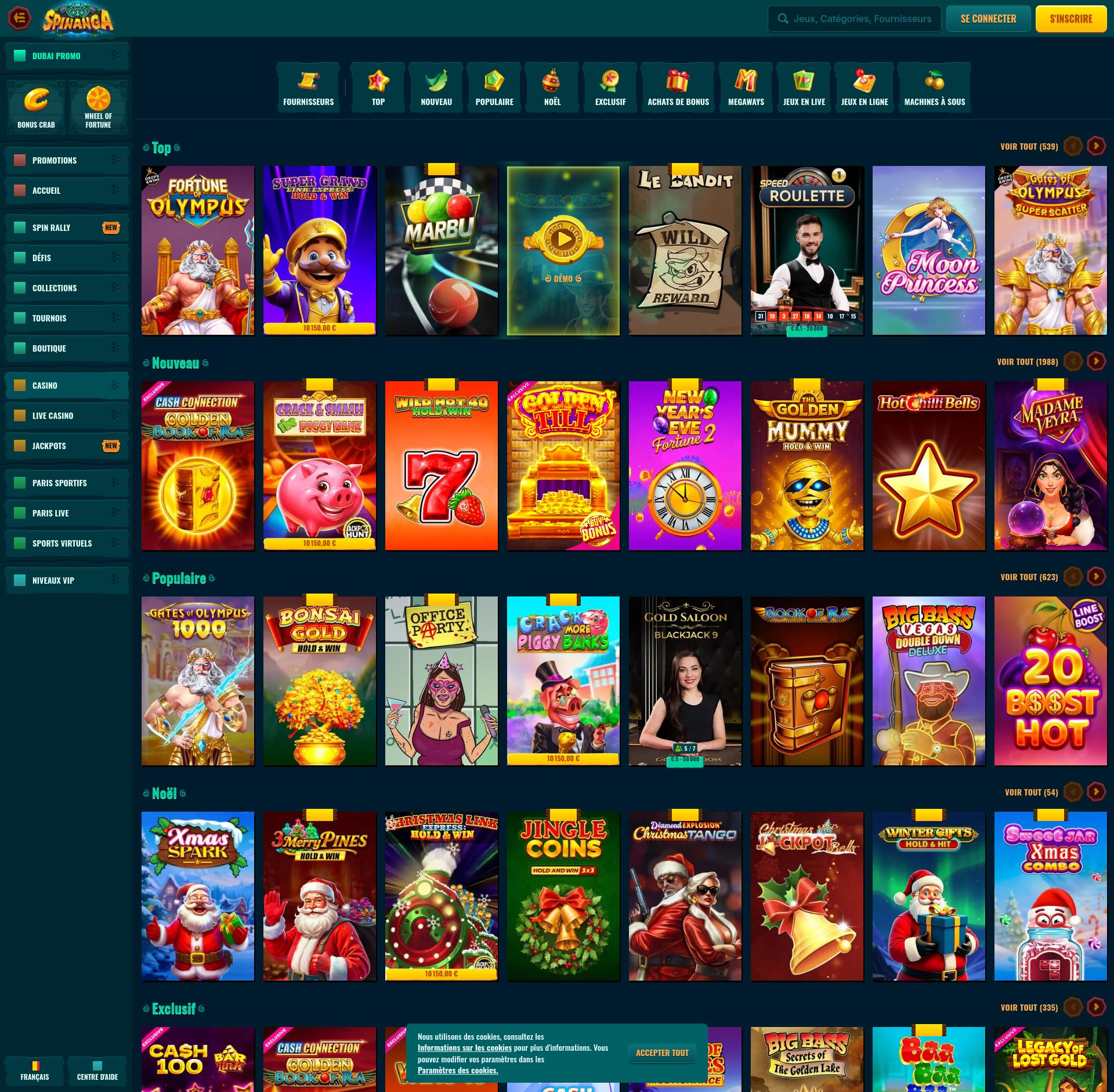 Spinanga Casino App