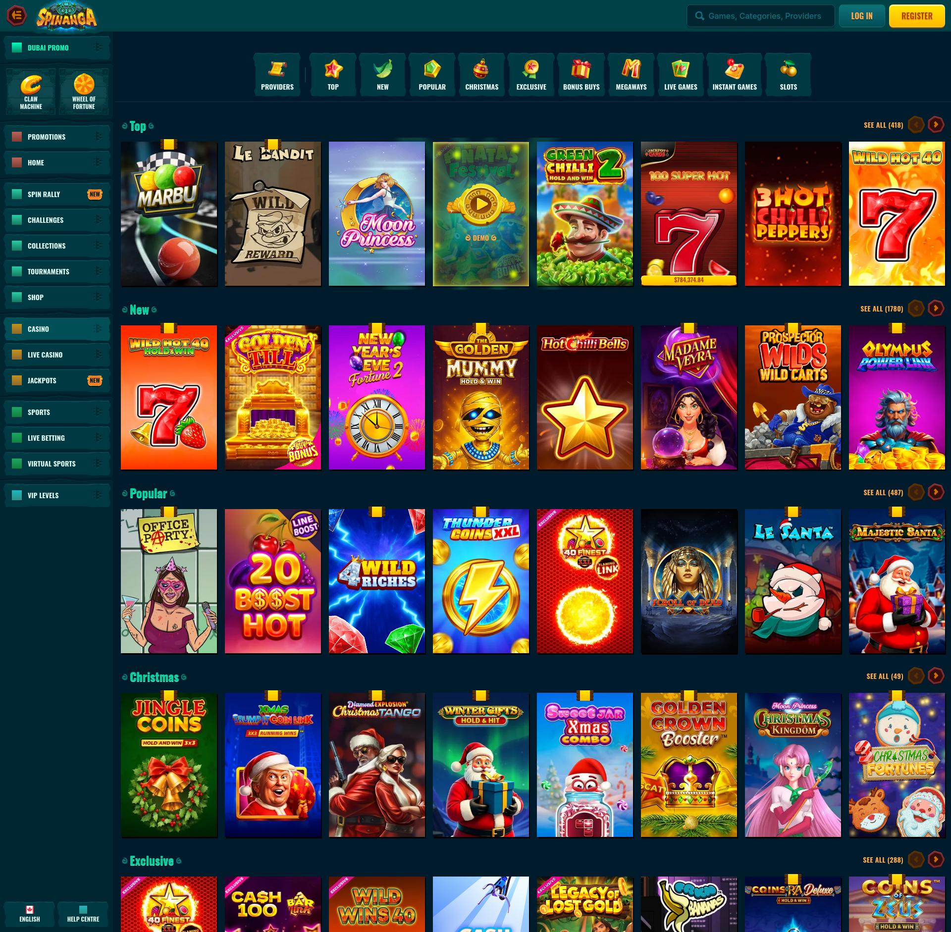 Spinanga Casino Logo