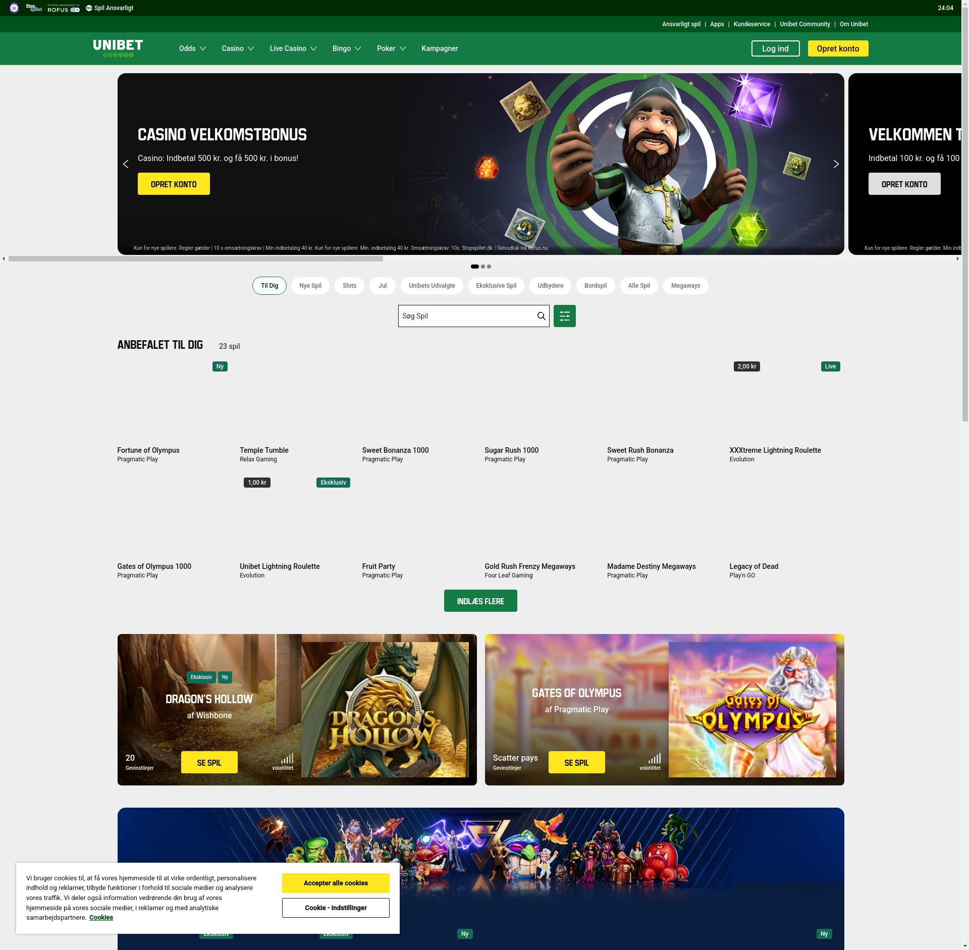 Unibet App Screenshot