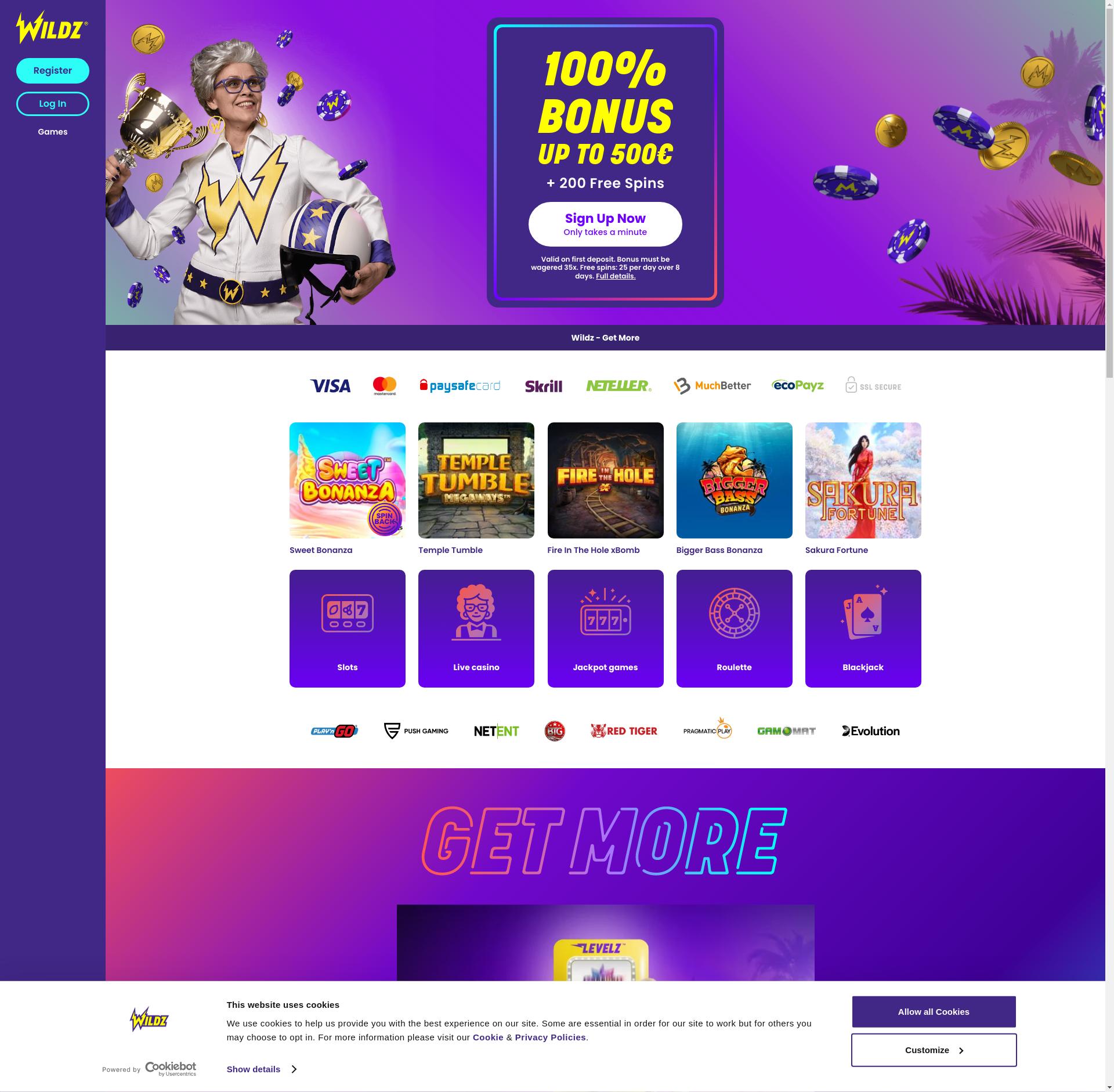 Wildz Online Casino Review and Bonus - AboutSlots