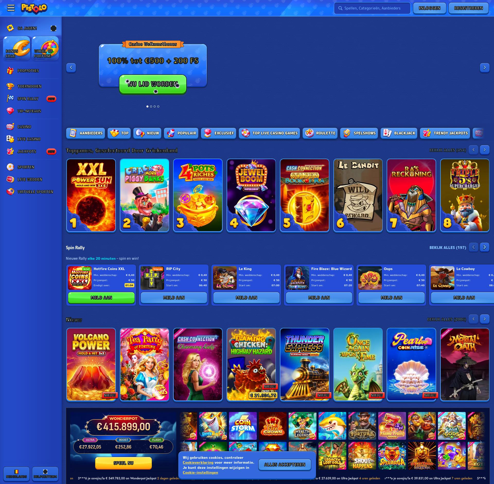 Pistolo Casino Screenshot